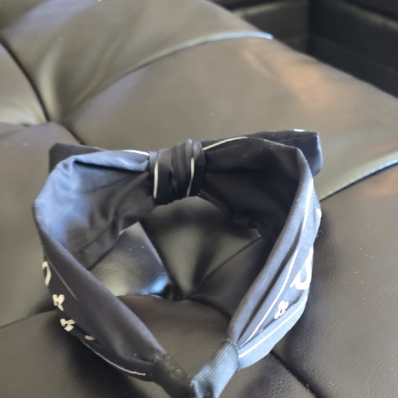 Headband With Bow Black And White New - Picture 3 of 4